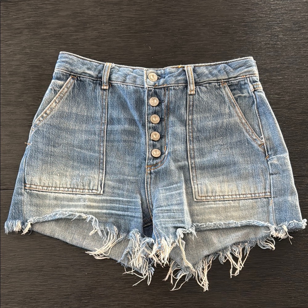 Women's Blue Denim Shorts